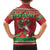 Italy Christmas Family Matching Off Shoulder Short Dress and Hawaiian Shirt Italian Map Poinsettia - Wonder Print Shop