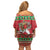 Italy Christmas Family Matching Off Shoulder Short Dress and Hawaiian Shirt Italian Map Poinsettia - Wonder Print Shop
