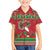 Italy Christmas Family Matching Short Sleeve Bodycon Dress and Hawaiian Shirt Italian Map Poinsettia - Wonder Print Shop