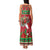 Italy Christmas Family Matching Tank Maxi Dress and Hawaiian Shirt Italian Map Poinsettia - Wonder Print Shop