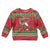 Italy Christmas Kid Ugly Christmas Sweater Italian Map Poinsettia - Wonder Print Shop