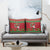 Italy Christmas Pillow Cover Italian Map Poinsettia - Wonder Print Shop
