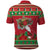 Italy Christmas Polo Shirt Italian Map Poinsettia - Wonder Print Shop
