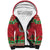 Italy Christmas Sherpa Hoodie Italian Map Poinsettia - Wonder Print Shop