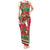 Italy Christmas Tank Maxi Dress Italian Map Poinsettia - Wonder Print Shop