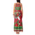 Italy Christmas Tank Maxi Dress Italian Map Poinsettia - Wonder Print Shop