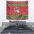 Italy Christmas Tapestry Italian Map Poinsettia - Wonder Print Shop