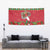 Italy Christmas Tapestry Italian Map Poinsettia - Wonder Print Shop