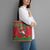 Italy Christmas Tote Bag Italian Map Poinsettia - Wonder Print Shop