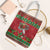 Italy Christmas Tote Bag Italian Map Poinsettia - Wonder Print Shop