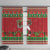 Italy Christmas Window Curtain Italian Map Poinsettia - Wonder Print Shop