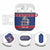Iceland Christmas AirPods Case Coat Of Arms Christmas Pattern - Wonder Print Shop