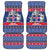 Iceland Christmas Car Mats Coat Of Arms Christmas Pattern - Wonder Print Shop