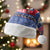 Iceland Christmas Santa Hat Coat Of Arms Christmas Pattern - Wonder Print Shop