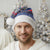 Iceland Christmas Santa Hat Coat Of Arms Christmas Pattern - Wonder Print Shop