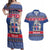 Iceland Christmas Couples Matching Off Shoulder Maxi Dress and Hawaiian Shirt Coat Of Arms Christmas Pattern - Wonder Print Shop