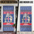 Iceland Christmas Door Cover Coat Of Arms Christmas Pattern - Wonder Print Shop