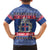 Iceland Christmas Family Matching Off Shoulder Maxi Dress and Hawaiian Shirt Coat Of Arms Christmas Pattern - Wonder Print Shop