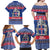 Iceland Christmas Family Matching Off Shoulder Maxi Dress and Hawaiian Shirt Coat Of Arms Christmas Pattern - Wonder Print Shop