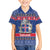 Iceland Christmas Family Matching Off Shoulder Maxi Dress and Hawaiian Shirt Coat Of Arms Christmas Pattern - Wonder Print Shop