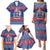 Iceland Christmas Family Matching Puletasi and Hawaiian Shirt Coat Of Arms Christmas Pattern - Wonder Print Shop