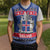 Iceland Christmas Knitted V-Neck Vest Coat Of Arms Christmas Pattern - Wonder Print Shop