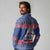 Iceland Christmas Long Sleeve Polo Shirt Coat Of Arms Christmas Pattern - Wonder Print Shop