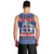 Iceland Christmas Men Tank Top Coat Of Arms Christmas Pattern - Wonder Print Shop