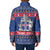 Iceland Christmas Padded Jacket Coat Of Arms Christmas Pattern - Wonder Print Shop