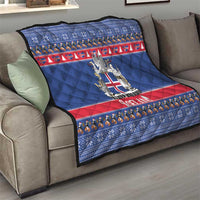 Iceland Christmas Quilt Coat Of Arms Christmas Pattern - Wonder Print Shop