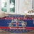 Iceland Christmas Round Carpet Coat Of Arms Christmas Pattern - Wonder Print Shop