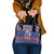 Iceland Christmas Shoulder Handbag Coat Of Arms Christmas Pattern - Wonder Print Shop