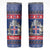 Iceland Christmas Skinny Tumbler Coat Of Arms Christmas Pattern - Wonder Print Shop
