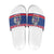 Iceland Christmas Slide Sandals Coat Of Arms Christmas Pattern - Wonder Print Shop