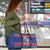 Iceland Christmas Travel Bag Coat Of Arms Christmas Pattern - Wonder Print Shop