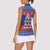 Iceland Christmas Women Sleeveless Polo Shirt Coat Of Arms Christmas Pattern - Wonder Print Shop