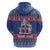 Iceland Christmas Zip Hoodie Coat Of Arms Christmas Pattern - Wonder Print Shop