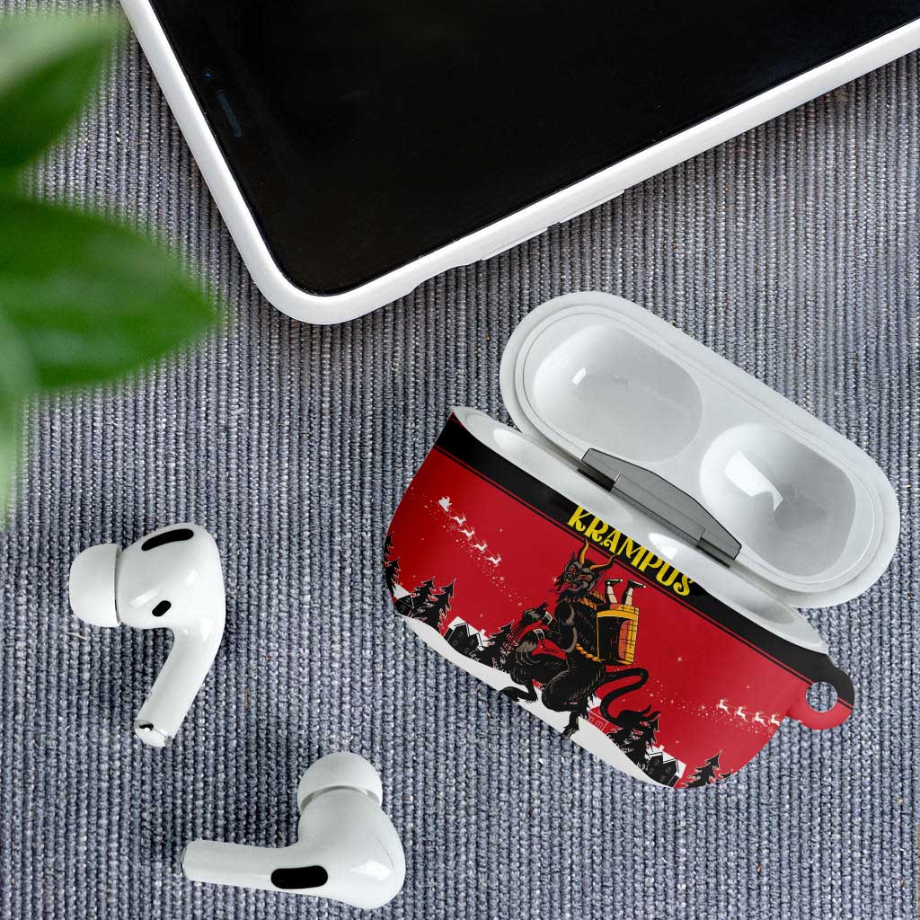 Austria Christmas AirPods Case Krampus You Were Naughty - Wonder Print Shop