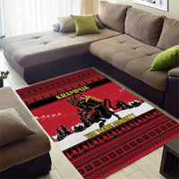 Austria Christmas Area Rug Krampus You Were Naughty - Wonder Print Shop
