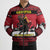 Austria Christmas Bomber Puffer Jacket Krampus You Were Naughty - Wonder Print Shop