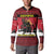 Austria Christmas Button Sweatshirt Krampus You Were Naughty - Wonder Print Shop