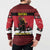 Austria Christmas Button Sweatshirt Krampus You Were Naughty - Wonder Print Shop