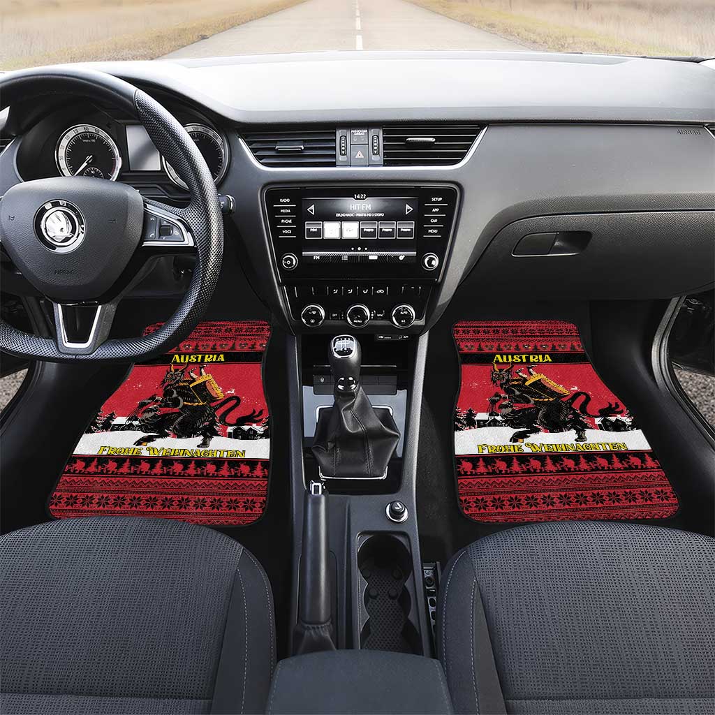 Austria Christmas Car Mats Krampus You Were Naughty - Wonder Print Shop