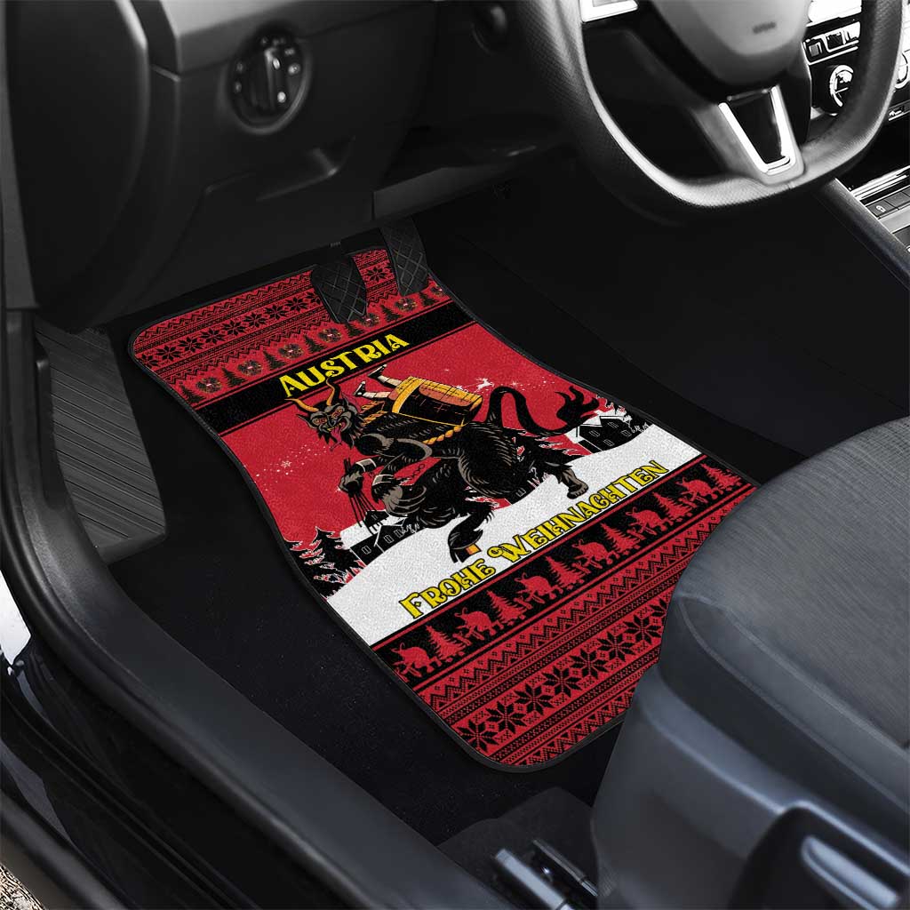 Austria Christmas Car Mats Krampus You Were Naughty - Wonder Print Shop