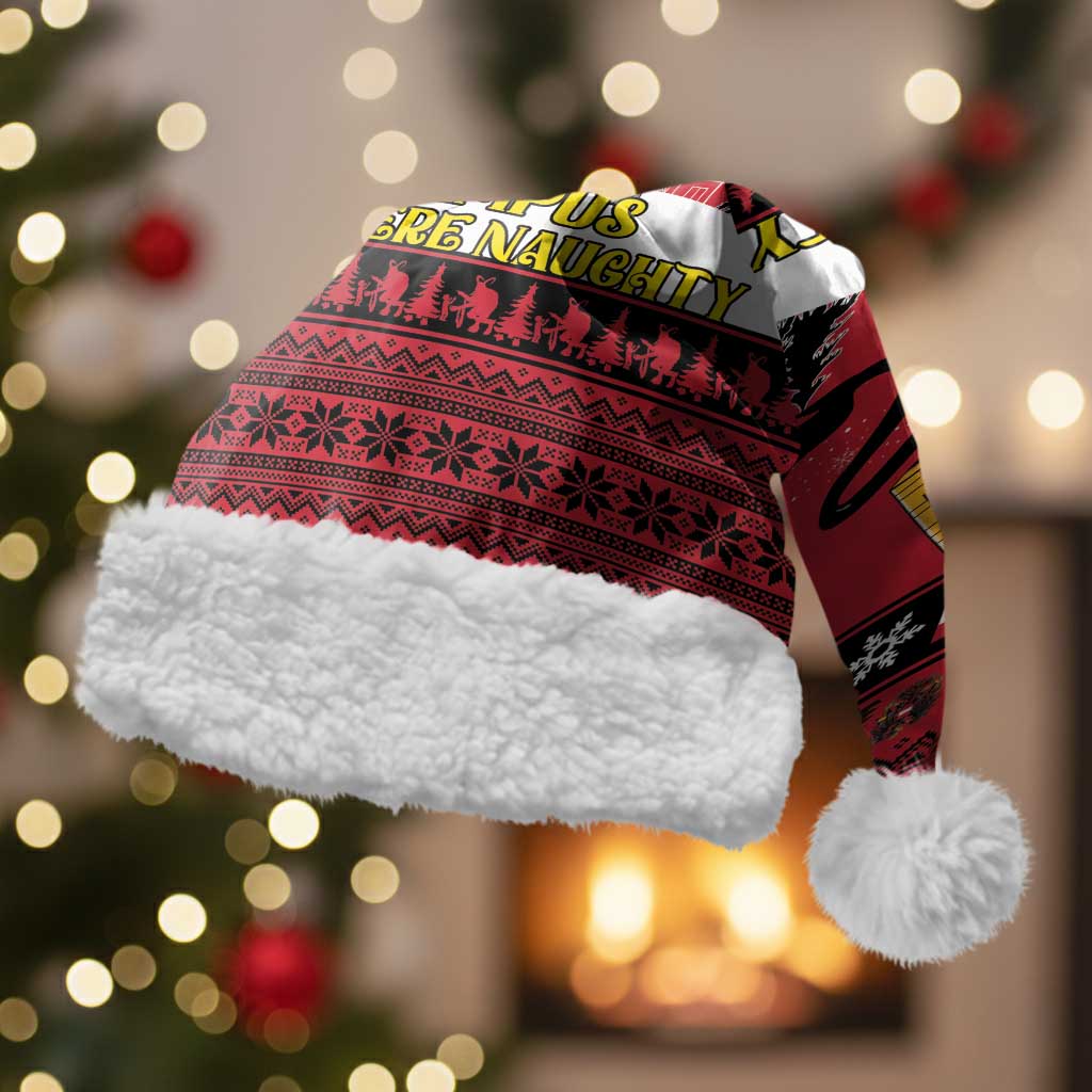 Austria Christmas Santa Hat Krampus You Were Naughty - Wonder Print Shop