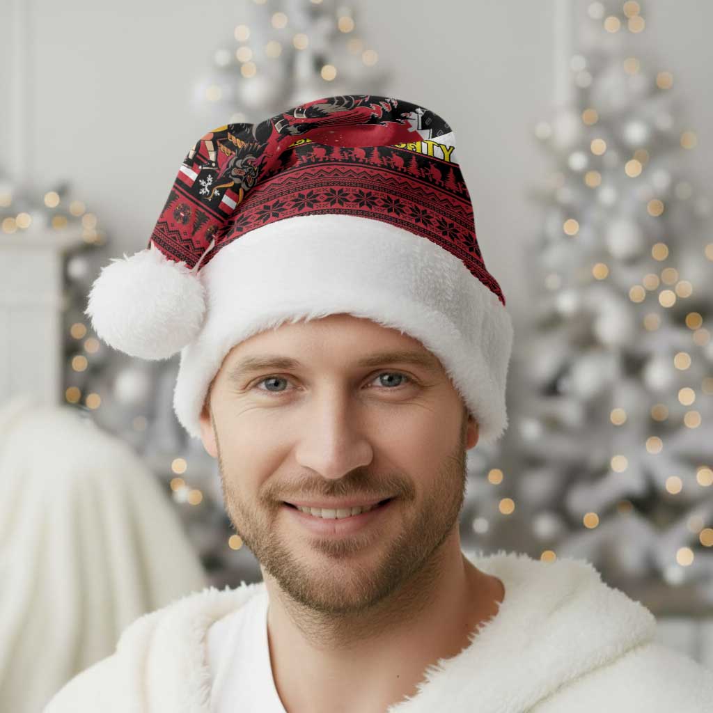 Austria Christmas Santa Hat Krampus You Were Naughty - Wonder Print Shop