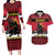 Austria Christmas Couples Matching Long Sleeve Bodycon Dress and Hawaiian Shirt Krampus You Were Naughty - Wonder Print Shop