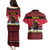 Austria Christmas Couples Matching Puletasi and Hawaiian Shirt Krampus You Were Naughty - Wonder Print Shop