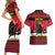Austria Christmas Couples Matching Short Sleeve Bodycon Dress and Hawaiian Shirt Krampus You Were Naughty - Wonder Print Shop