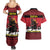 Austria Christmas Couples Matching Summer Maxi Dress and Hawaiian Shirt Krampus You Were Naughty - Wonder Print Shop